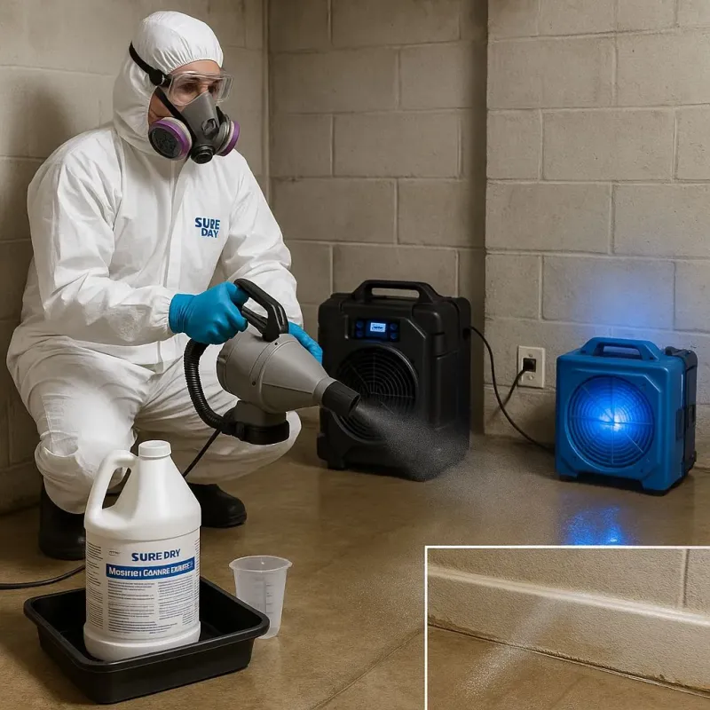 Sanitization and Odor Removal process in Friendship, WI