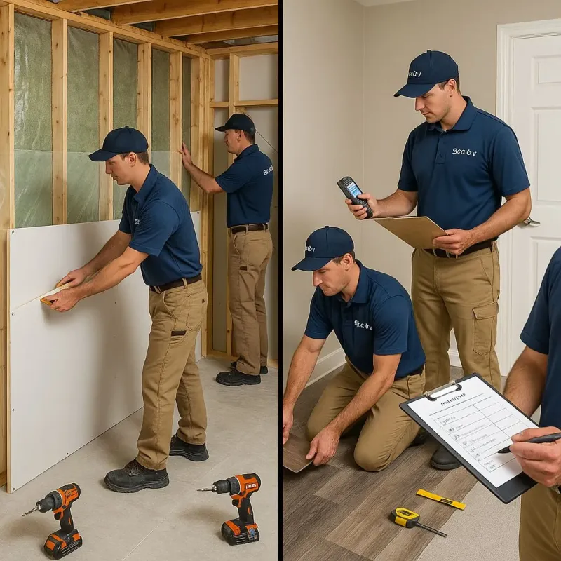 Repairs and Reconstruction process in Friendship, WI